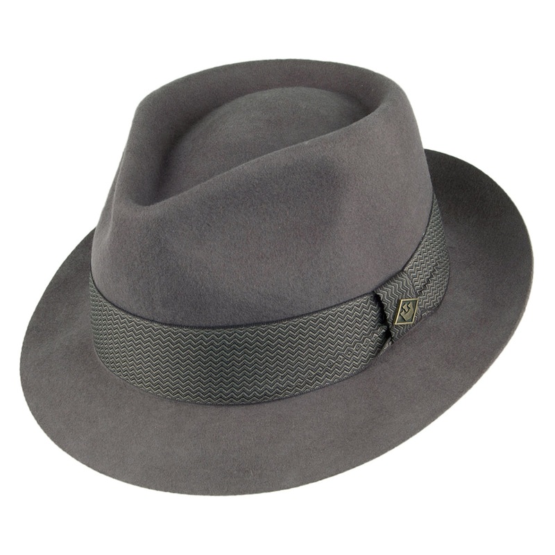 Goorin Bros. Griffin Wool Felt Fedora – Grey S