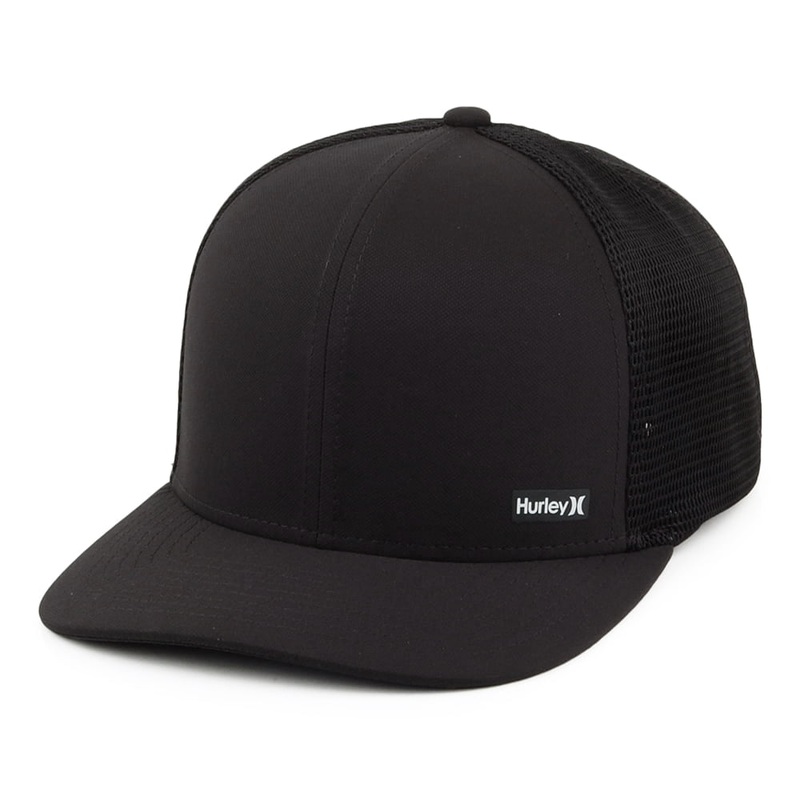 Hurley Hats League Flexfit Trucker Cap – Black Adjustable