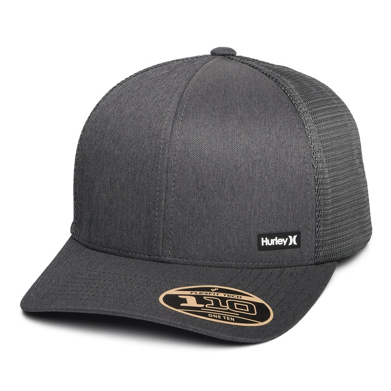 Hurley Hats League Flexfit Trucker Cap – Smoke Grey Adjustable
