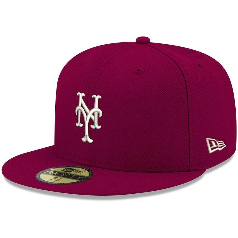 New Era New York Mets Cardinal Logo 59FIFTY Fitted Hat
