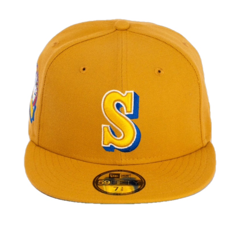 New Era Seattle Mariners ‘Movie Pack’ Panama tan 30th Anniversary 59FIFTY Fitted Hat