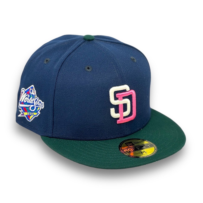 SAN DIEGO PADRES (NAVY/GREEN) (1998 WORLD SERIES) NEW ERA 59FIFTY FITTED 67/8