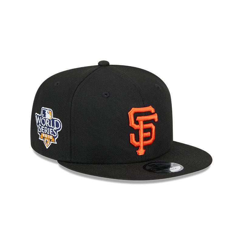 San Francisco Giants Exclusive New Era 2010 World Series PATCH-UP Snapback Hat – Black