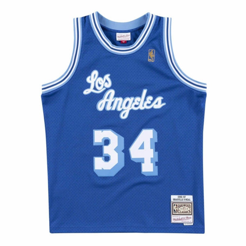 Shaquille O’neal Los Angeles Lakers 1996-97 Mitchell & Ness HWC Swingman Jersey – Blue S