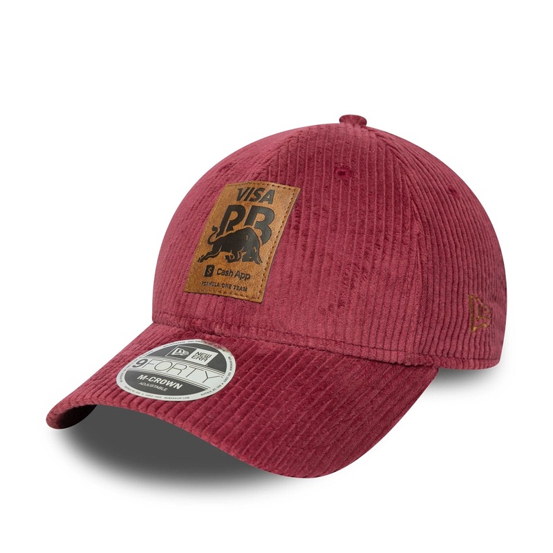 Visa Cash App Racing Bulls Cord Dark Red 9FORTY M-Crown Adjustable Cap OSFM
