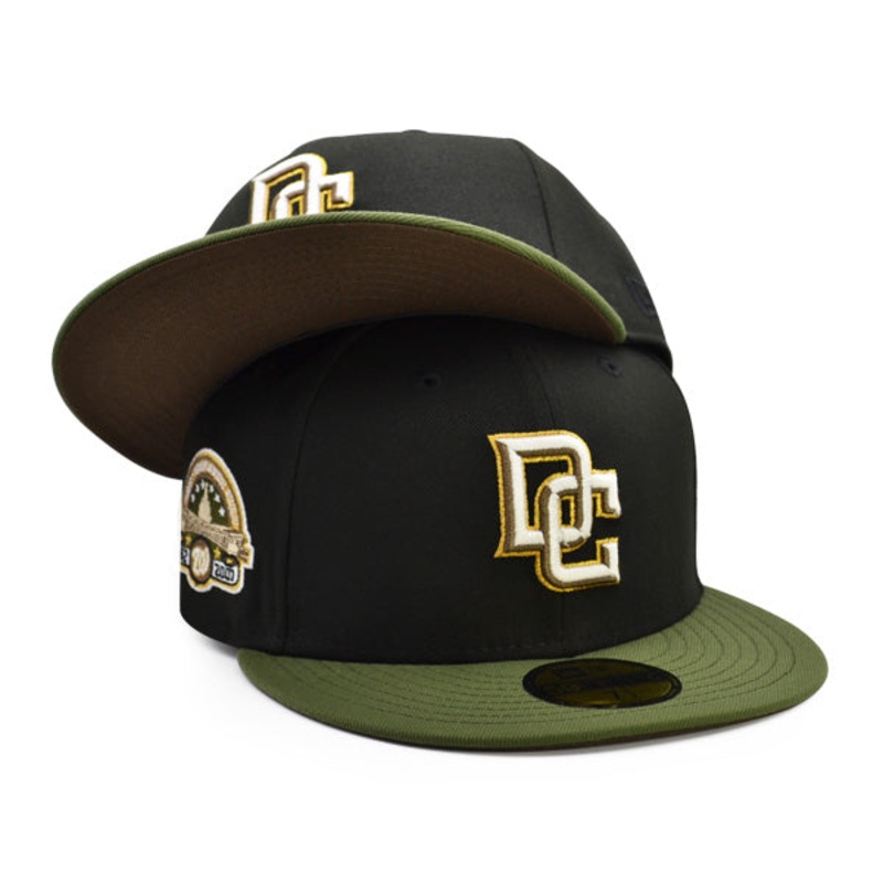 Washington Nationals RFK 45 Years Exclusive New Era 59Fifty Fitted Hat – Black/Olive 7