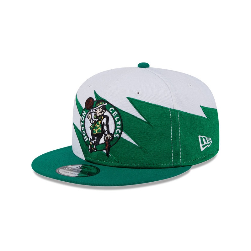 Boston Celtics New Era JAGGED 9Fifty Snapback Hat – Green