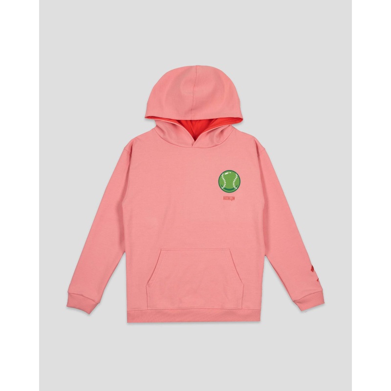 Bubbles and Doubles Hoodie (Walk-Off Watermelon) – Youth Youth Small