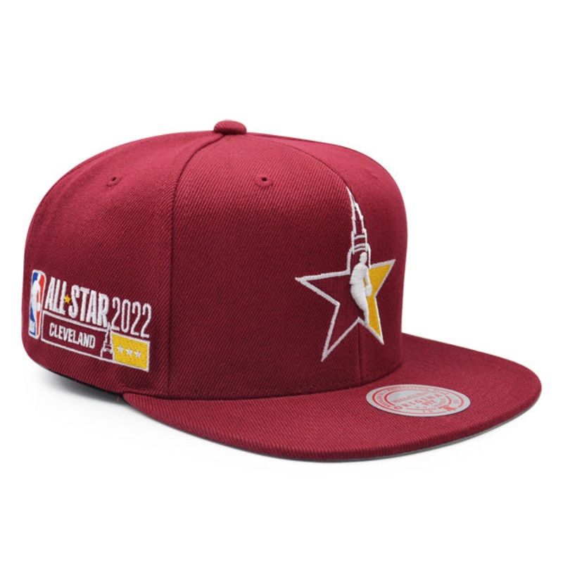 Cleveland Cavaliers 2022 NBA ALL-STAR GAME Mitchell & Ness Snapback Hat – Maroon