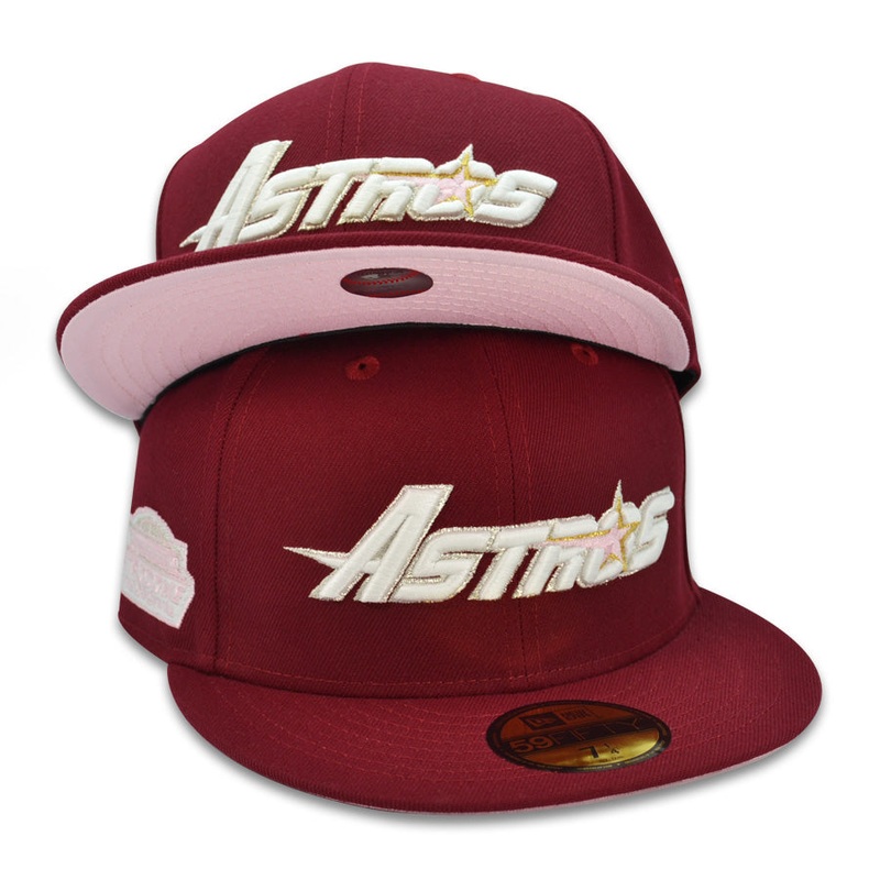 Houston Astros ASTRODOME Exclusive New Era 59Fifty Fitted Hat – Cupid Red 6 7/8