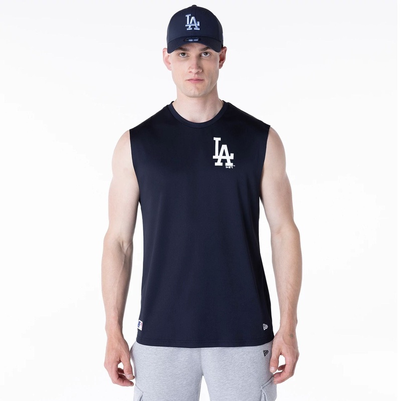 LA Dodgers MLB Navy Sleeveless Vest XS