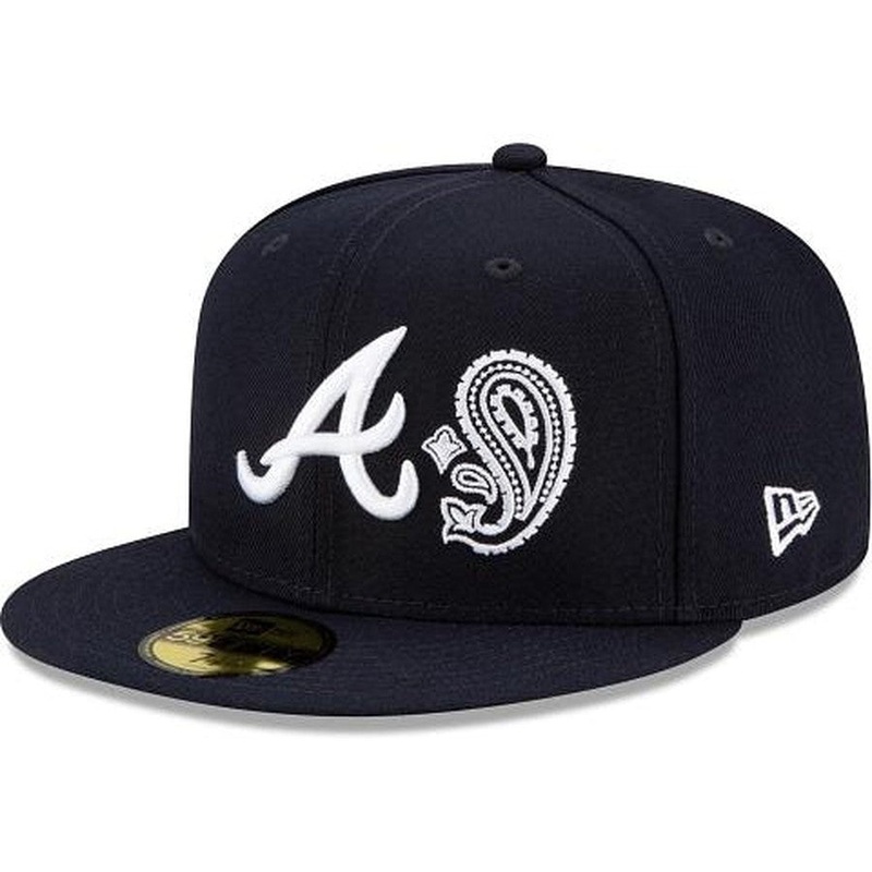 New Era Atlanta Braves Patchwork Undervisor 59fifty Fitted Hat