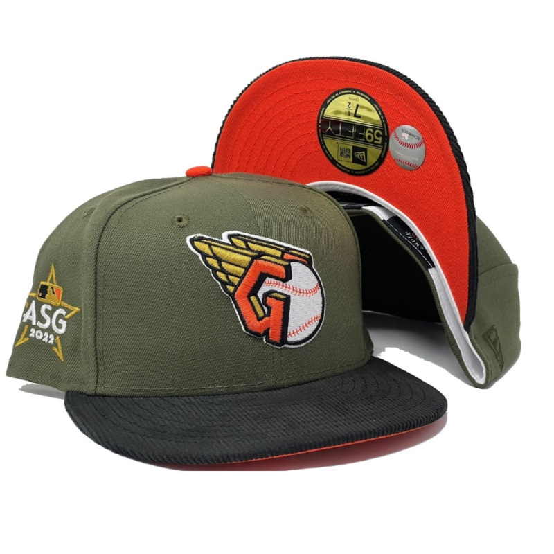 New Era Cleveland Guardians 2022 All-Star Game Corduroy Brim Pack 59FIFTY Fitted Hat