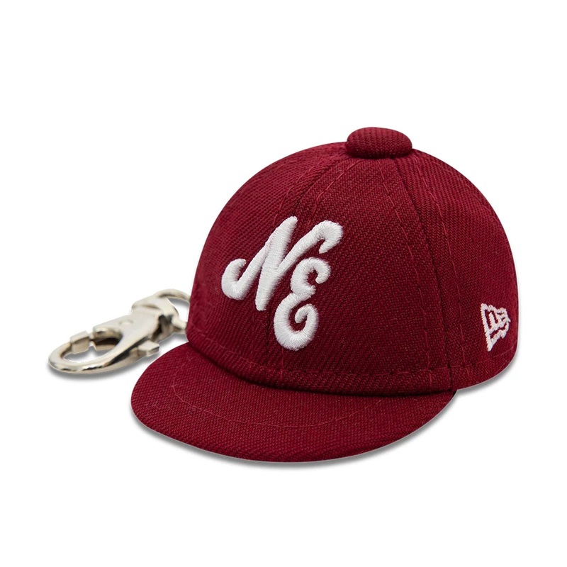 New Era New Era Mini Cap Dark Red Key Chain OSFM