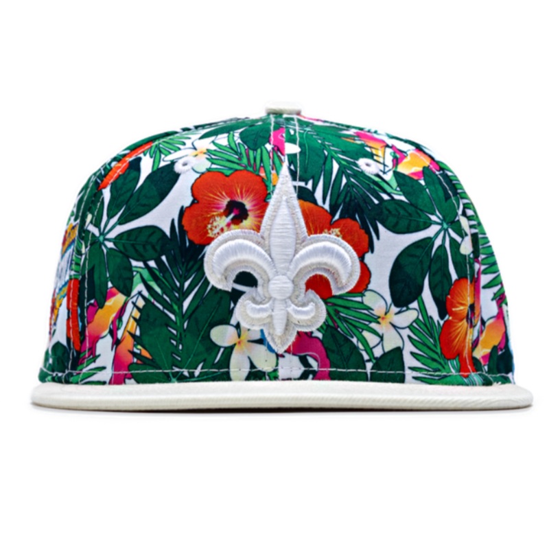 New Era New Orleans Saints Floral Hawaii 1999 Pro Bowl 59FIFTY Fitted Hat