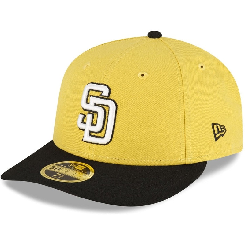 New Era San Diego Padres Chartreuse Crown Low Profile 2023 59FIFTY Fitted Hat