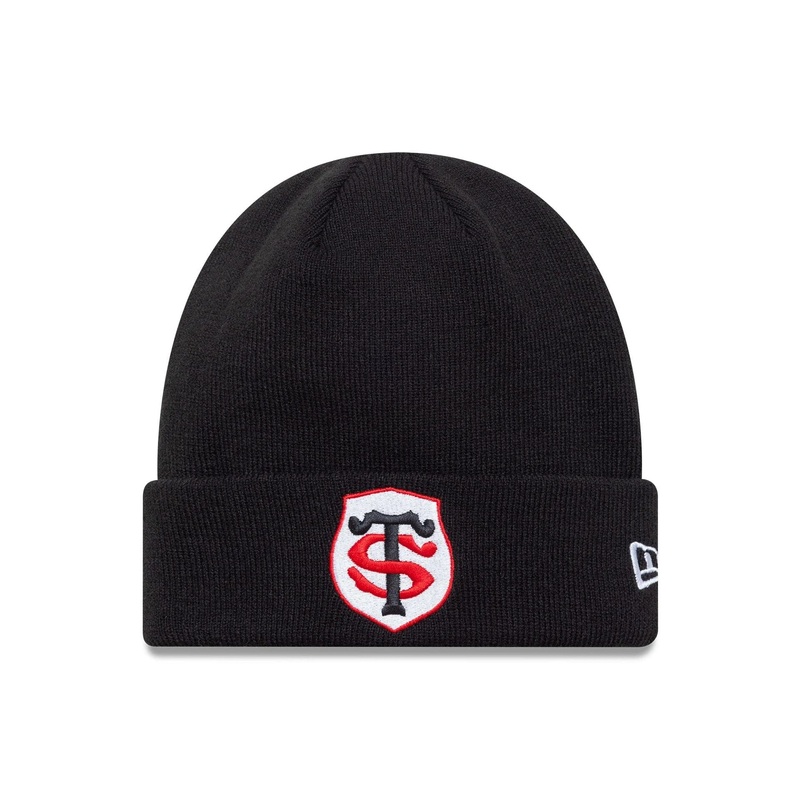 Stade Toulousain Core Black Cuff Knit Beanie Hat OSFM