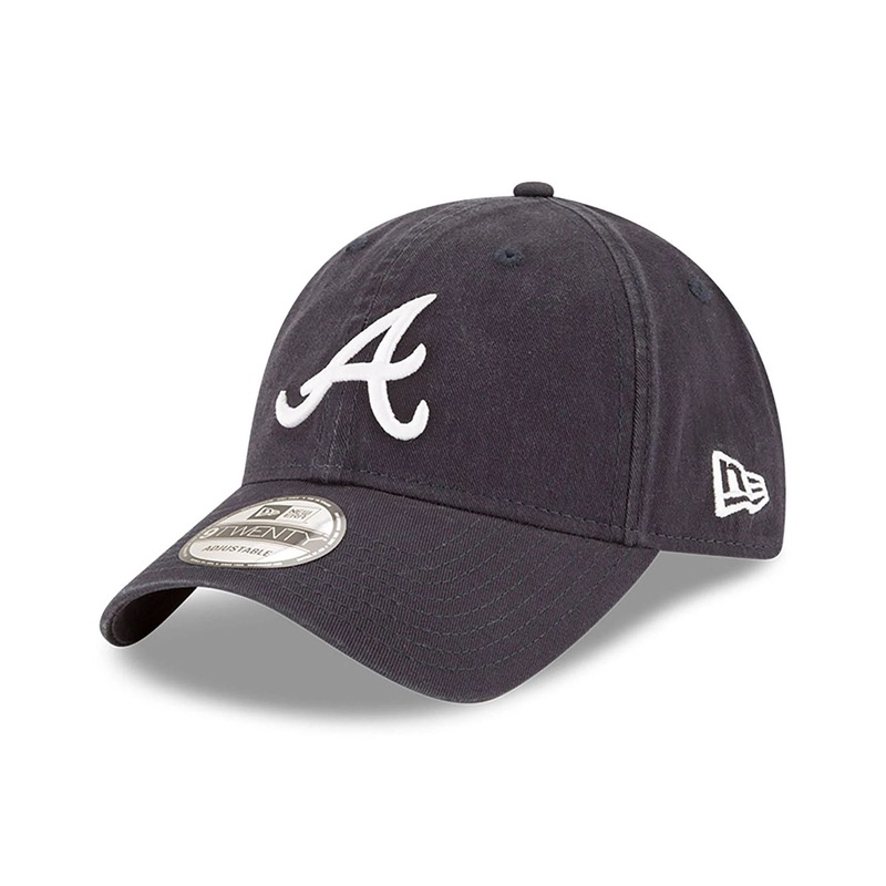 Atlanta Braves MLB Core Classic Navy 9TWENTY Adjustable Cap OSFM