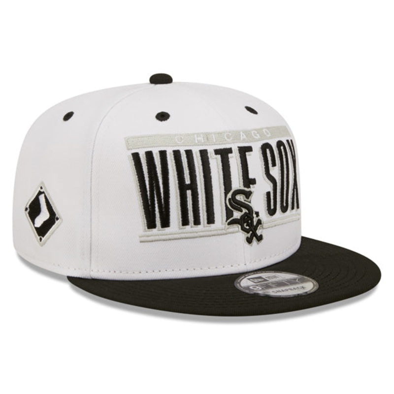 Chicago White Sox New Era RETRO TITLE 9Fifty Snapback MLB Hat  White/Black