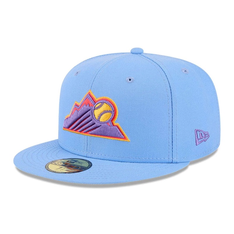 Colorado Rockies MLB City Connect Light Blue 59FIFTY Fitted Cap 6 7/8