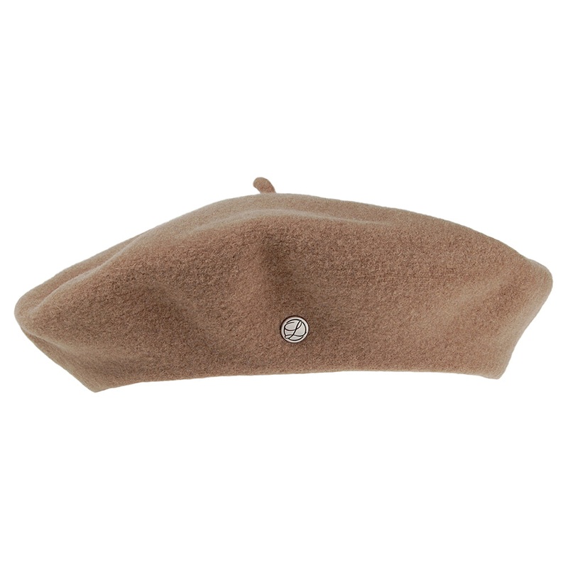 Hritage par Laulhre Hats Authentique Merino Wool Beret – Sand 1-Size