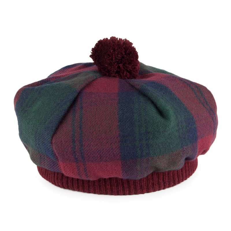 Lochcarron Of Scotland Lambswool Tam O’ Shanter Hat – Lindsay 1-Size