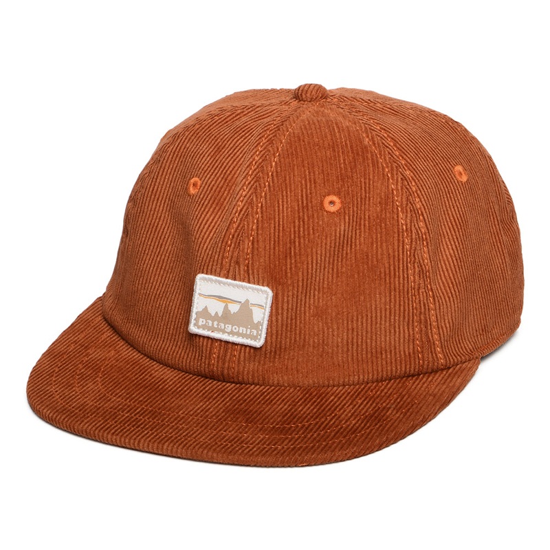 Patagonia Hats 73 Skyline Corduroy Snapback Cap – Burnt Sienna Adjustable