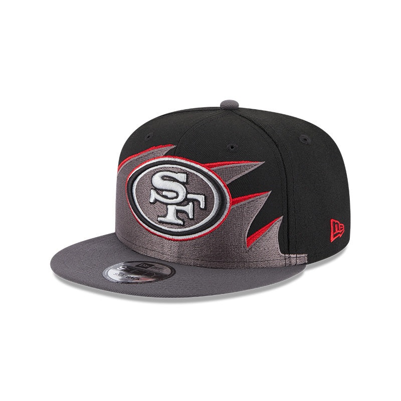 San Francisco 49ers NFL New Era Tidal Wave 9FIFTY Snapback Hat – Black/Graphite
