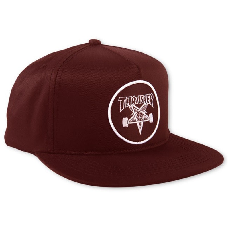 Thrasher Skategoat Snapback (Maroon) One Size