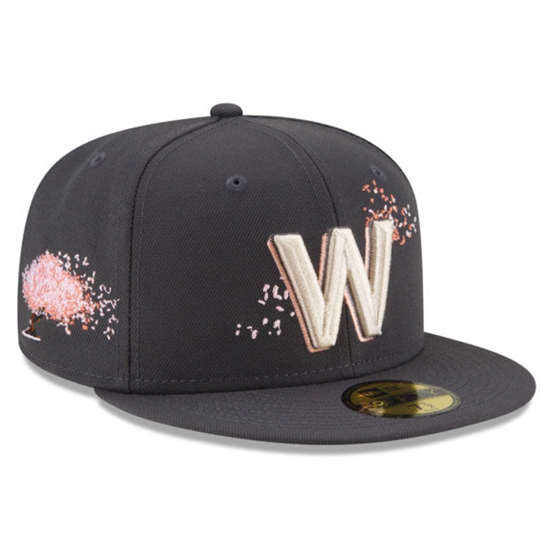 Washington Nationals New Era 2022 City Connect 59FIFTY Fitted Hat – Graphite 7