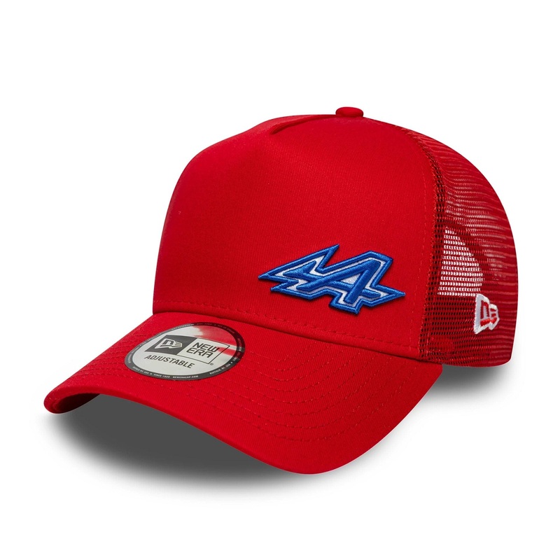 Alpine Racing Flawless Team Red 9FORTY A-Frame Trucker Adjustable Cap OSFM