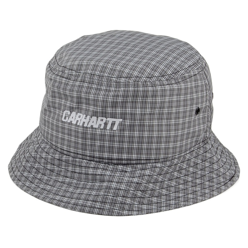 Carhartt WIP Hats Alistair Bucket Hat – Grey-Black Small/Medium