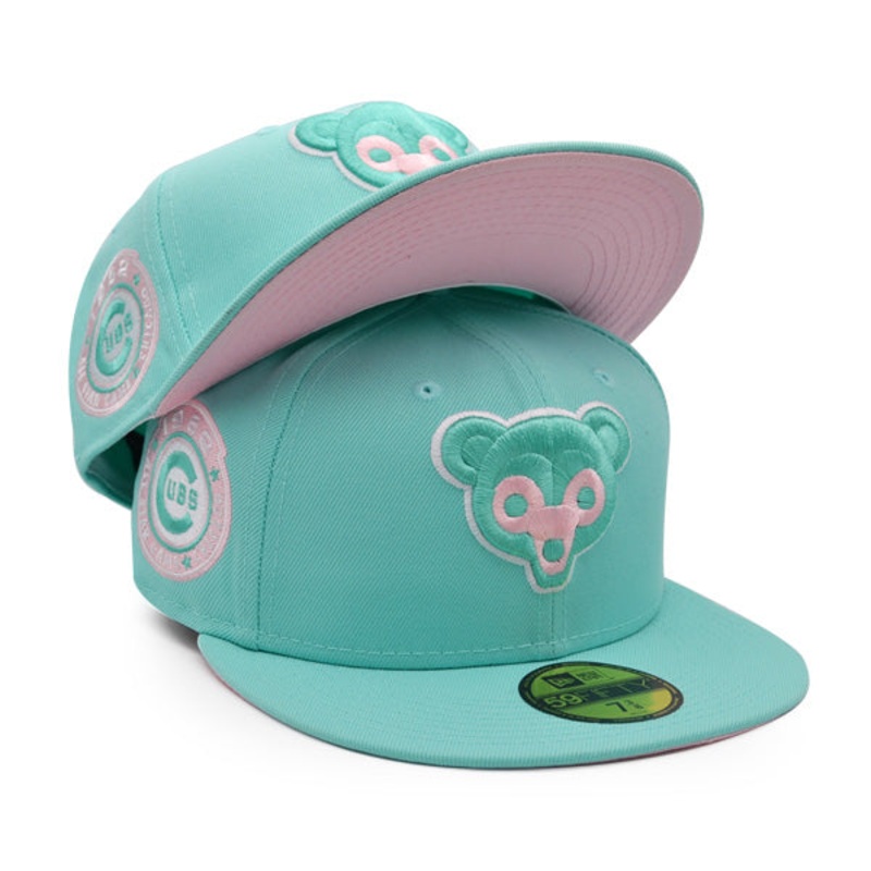 Chicago Cubs 1962 ALL-STAR GAME Exclusive New Era 59Fifty Fitted Hat – Blue Tint/Pink 7