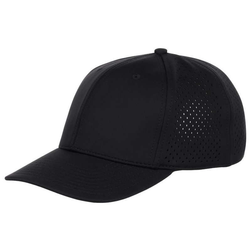 Crowns By Lids Clubhouse 6-Panel Tech Cap – Black Adjustable