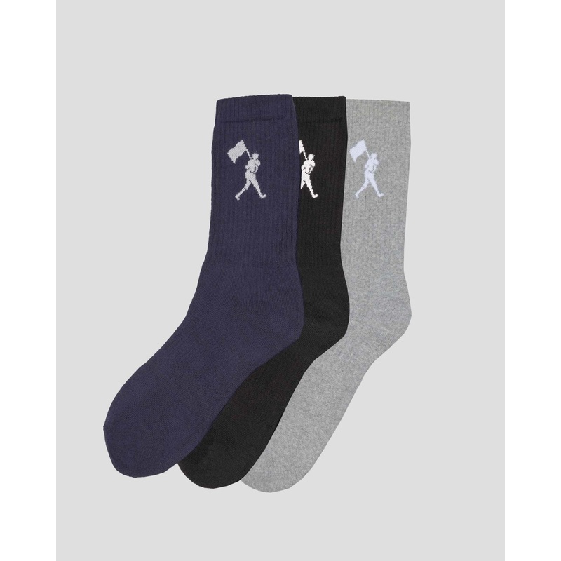 Flag Man Basic Sock Pack – 3 Pairs Small/Medium