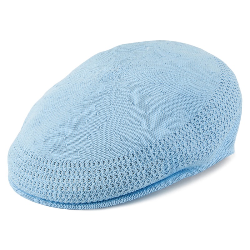 Kangol Tropic 504 Ventair Flat Cap – Light Blue S