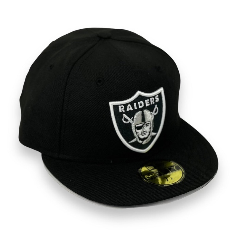 LAS VEGAS RAIDERS (BLACK) NEW ERA 59FIFTY FITTED 67/8