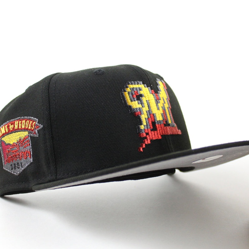 Milwaukee Brewers Home To Heros Patch New Era 59Fifty Fitted Hat (Black Gray Under Brim) 7