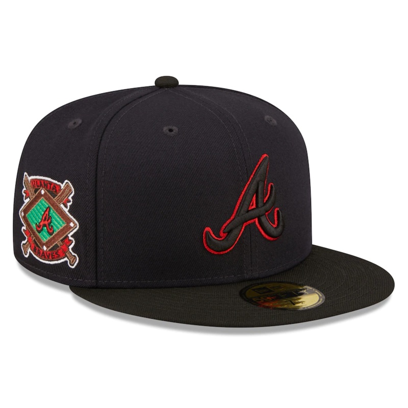 New Era Atlanta Braves Navy Team AKA 59FIFTY Fitted Hat