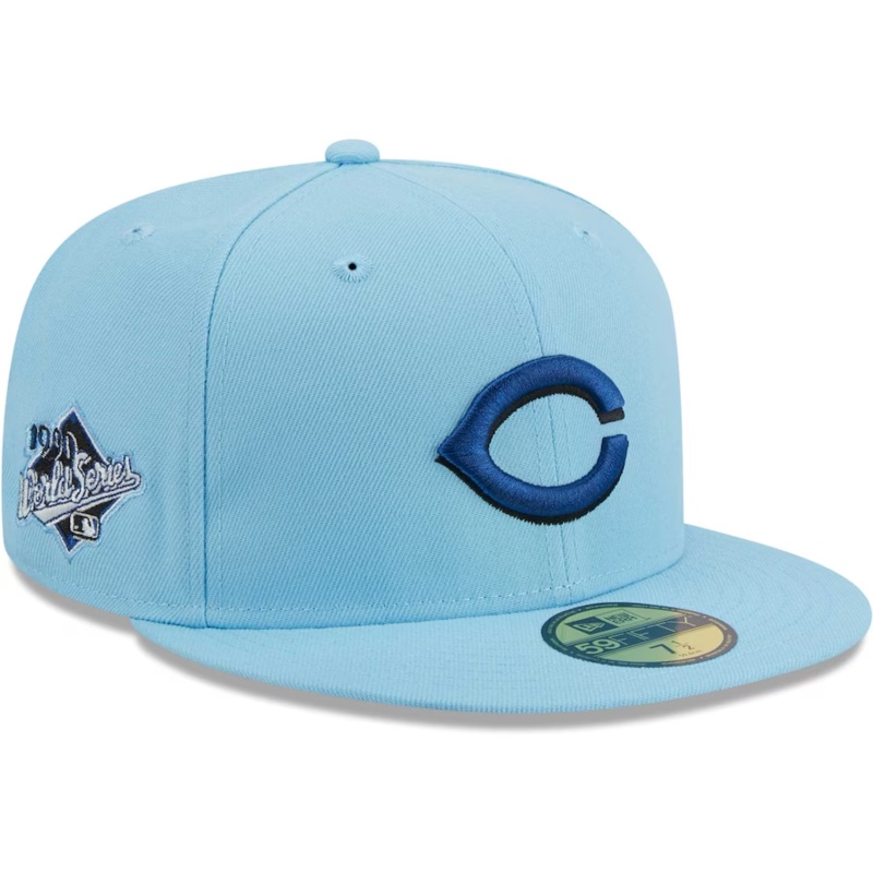 New Era Cincinnati Reds Light Blue/Navy 2023 59FIFTY Fitted Hat