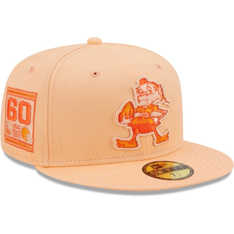 New Era Cleveland Browns Orange The Pastels 59FIFTY Fitted Hat