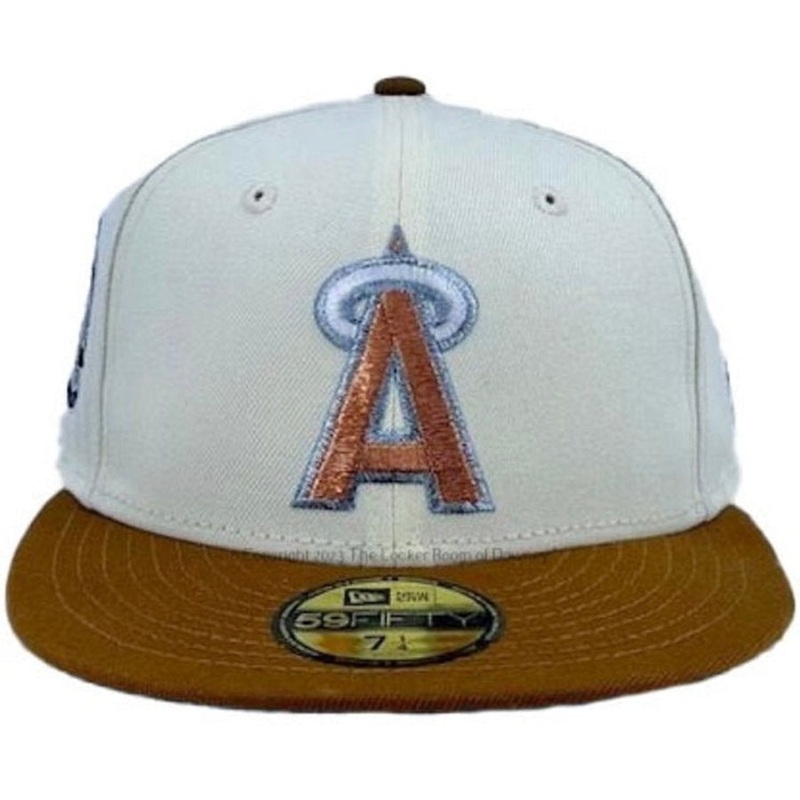 New Era Los Angeles Dodgers Ivory/Brown 35th Anniversary 59FIFTY Fitted Hat