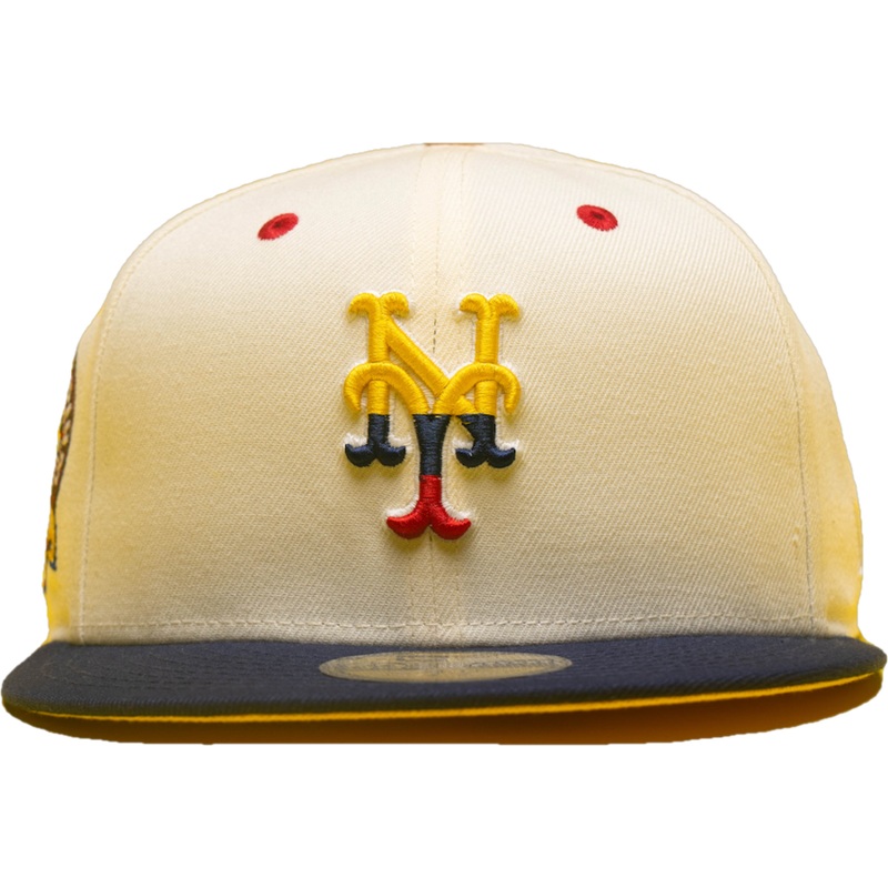 New Era New York Mets Chrome/Yellow/Navy/Red Shea Stadium 59FIFTY Fitted Hat