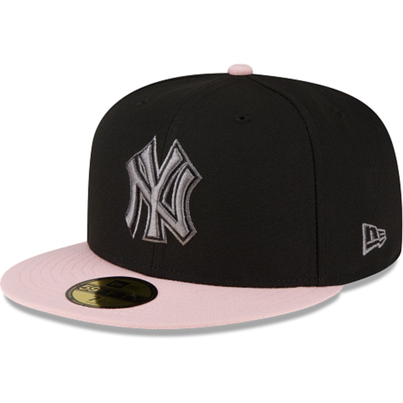 New Era New York Yankees Black/Blush 2023 59FIFTY Fitted Hat