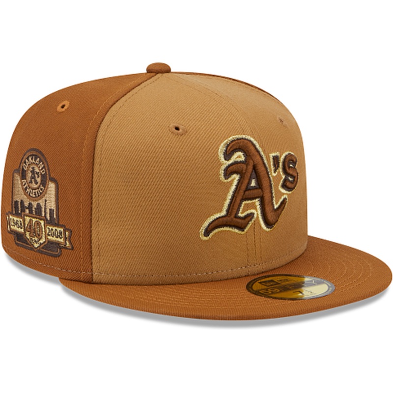 New Era Oakland Athletics Tri-Tone Brown 2023 59FIFTY Fitted Hat