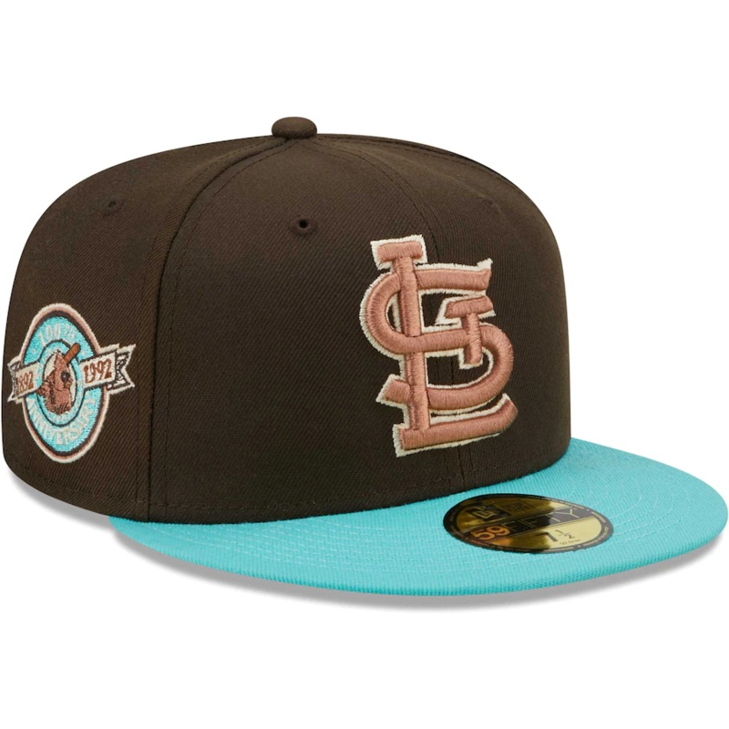 New Era St. Louis Cardinals Walnut Mint 2022 59FIFTY Fitted Hat