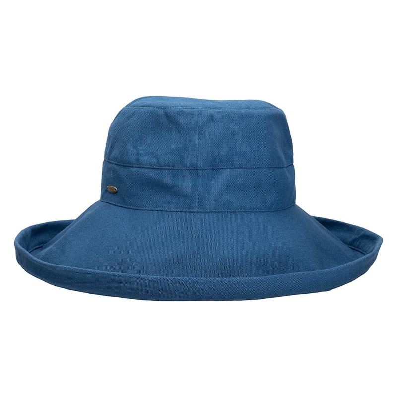Scala Hats Lanikai Packable Sun Hat – Ocean 1-Size