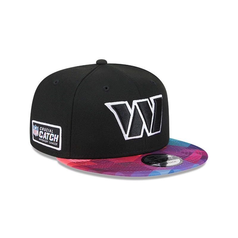 Washington Commanders New Era 2023 NFL Crucial Catch 9Fifty Snapback Hat – Black/Pink