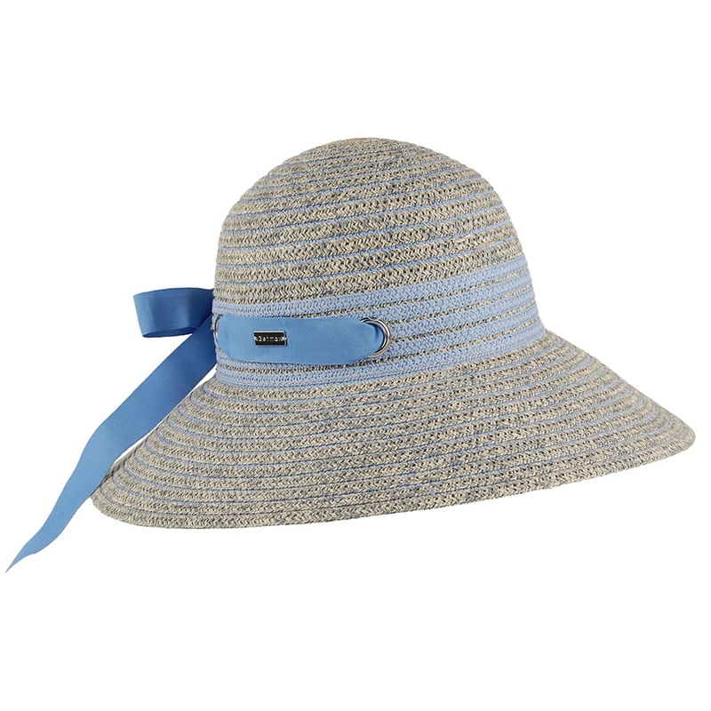 Betmar Hats Jasmine Sun Hat – Blue-Mix 1-Size