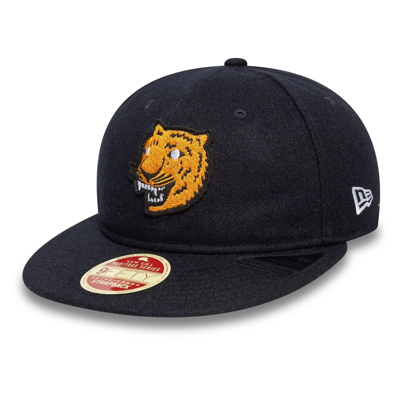 Detroit Tigers MLB Heritage Cooperstown Navy Retro Crown 9FIFTY Adjustable Cap S-M